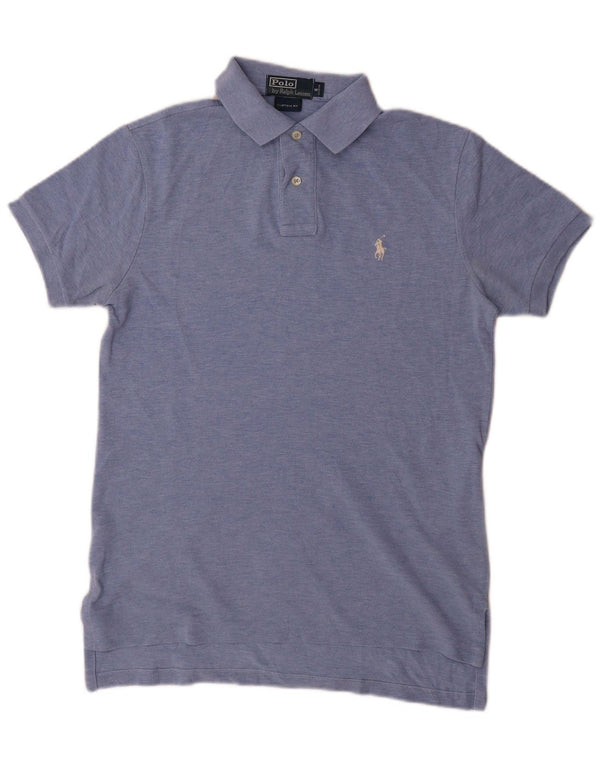 Polo Ralph Lauren Chemise sur mesure pour hommes Petit coton bleu