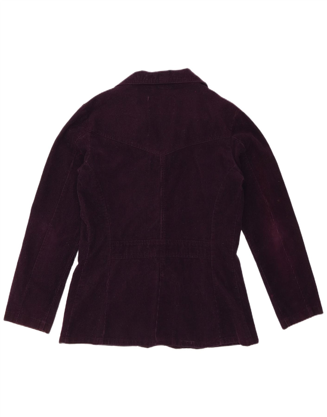 ROCKY Veste blazer en velours côtelé à 5 boutons pour femme UK 14 Coton violet moyen