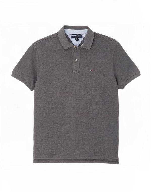 Tommy Hilfiger Polo Homme XL Gris Coton