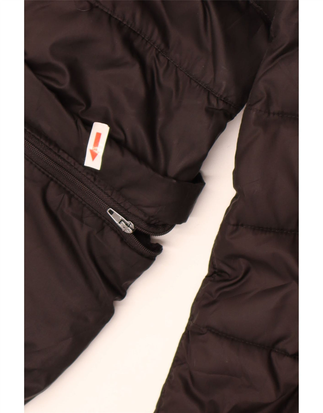 Geox Respira Veste matelassée surdimensionnée pour femme UK 10 Small Noir Polyester