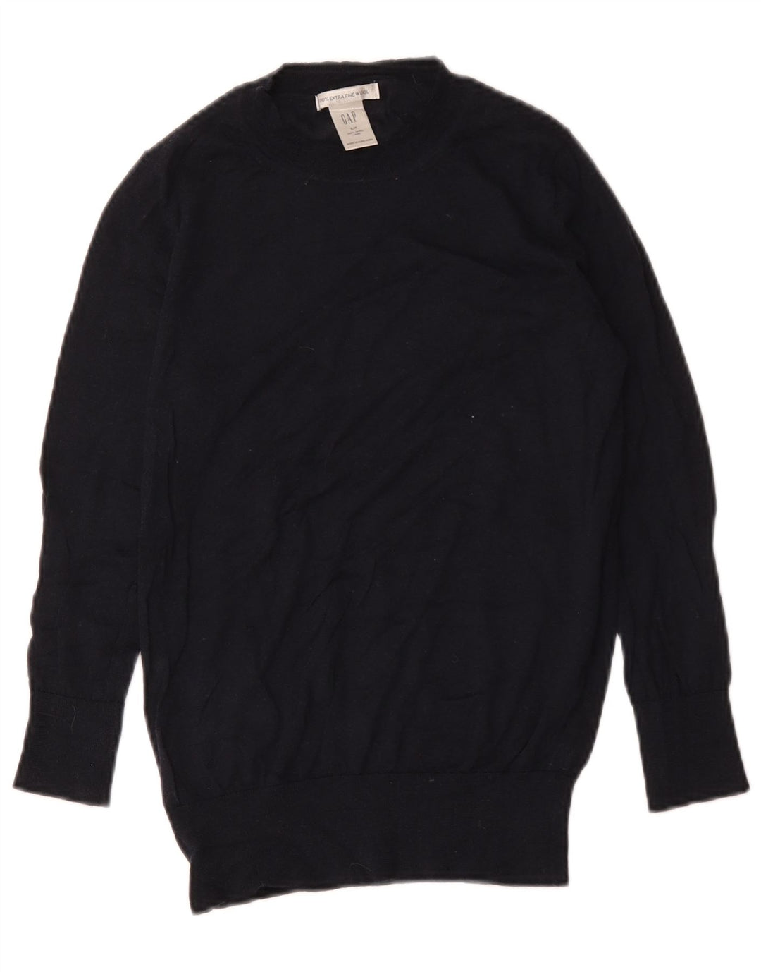 Gap Pull ras du cou pour femme UK 10 Petite laine bleu marine