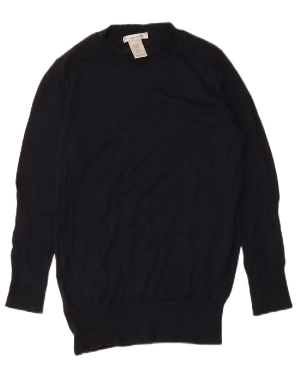 Gap Pull ras du cou pour femme UK 10 Petite laine bleu marine