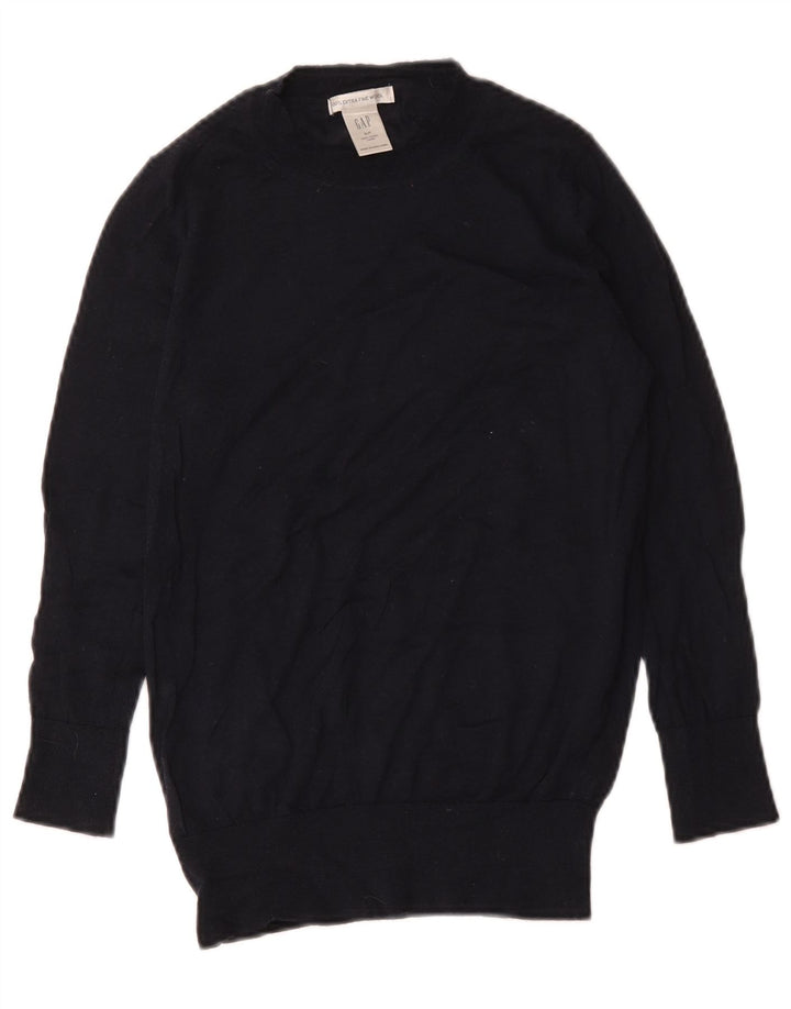 Gap Pull ras du cou pour femme UK 10 Petite laine bleu marine