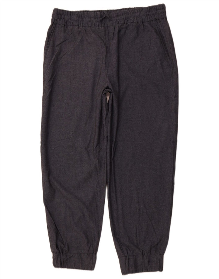 Pantalon Chino Joggers Femme ZARA XL W32 L27 Gris Polyester