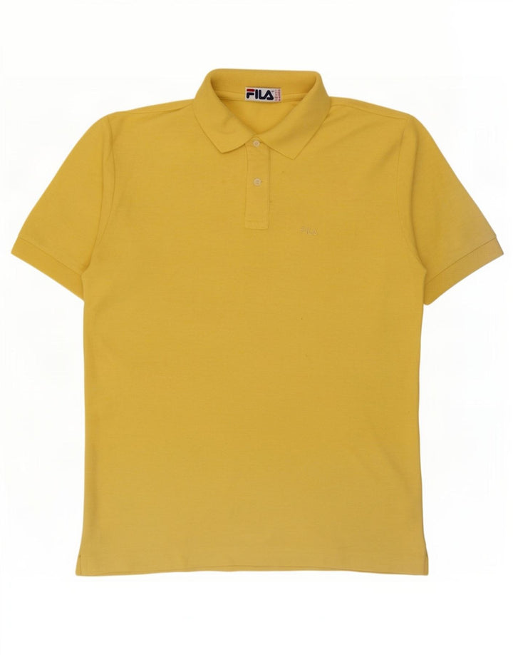 Fila Polo Homme IT 50 Coton Jaune Moyen