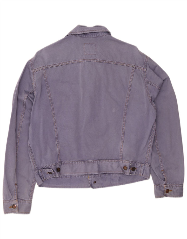 EL CHARRO Veste en jean surdimensionnée pour femme UK 14 Bleu moyen en coton