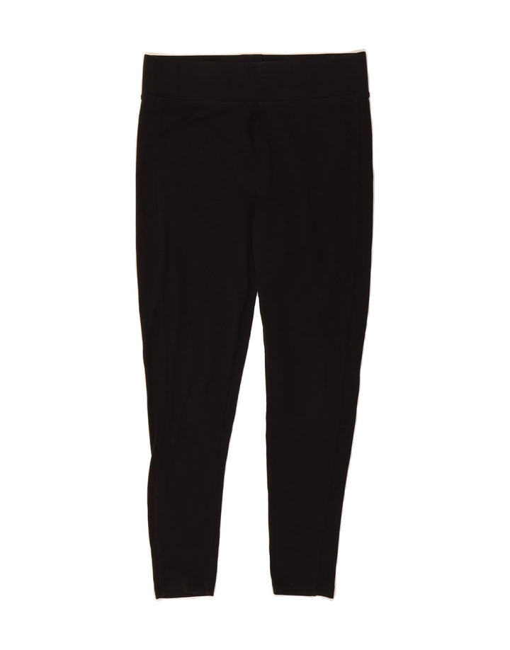 MARKS & SPENCER Womens Leggings UK 14 Medium  Black Polyester Vintage Marks & Spencer and Second-Hand Marks & Spencer from Messina Hembry 