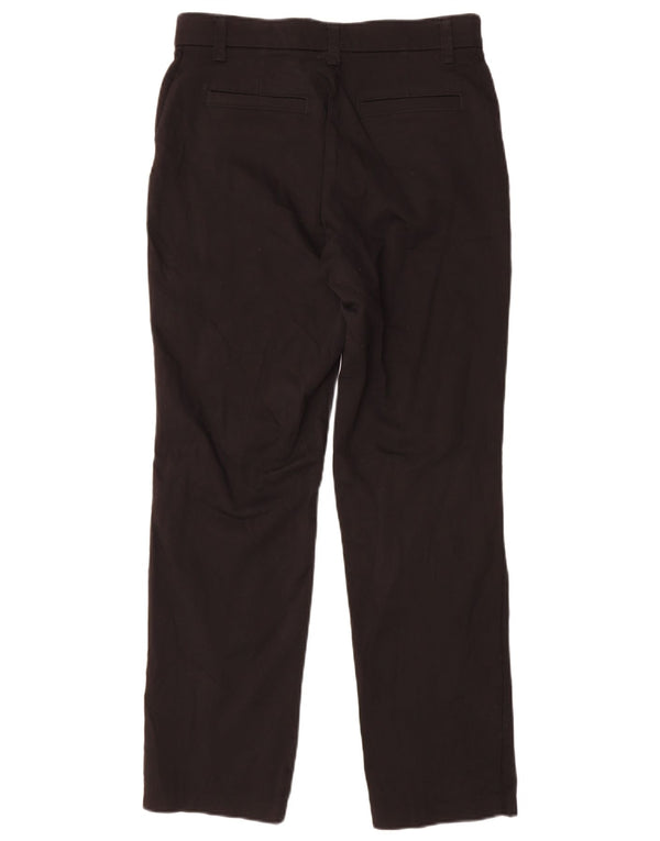 Lee Pantalon chino taille moyenne pour femme, coupe régulière US 8 Medium W30 L30 Noir