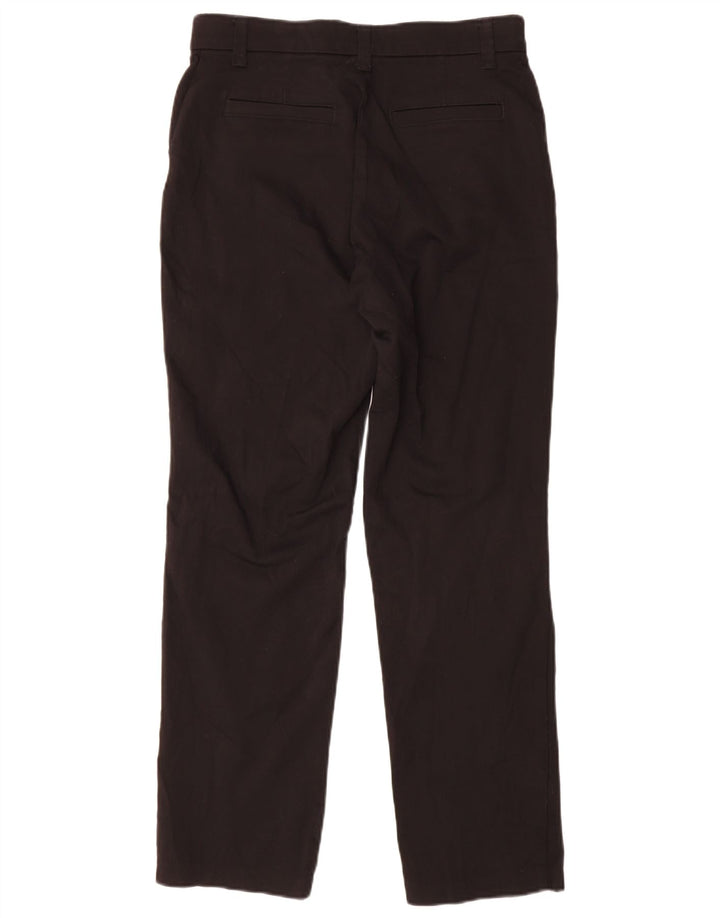 Lee Pantalon chino taille moyenne pour femme, coupe régulière US 8 Medium W30 L30 Noir