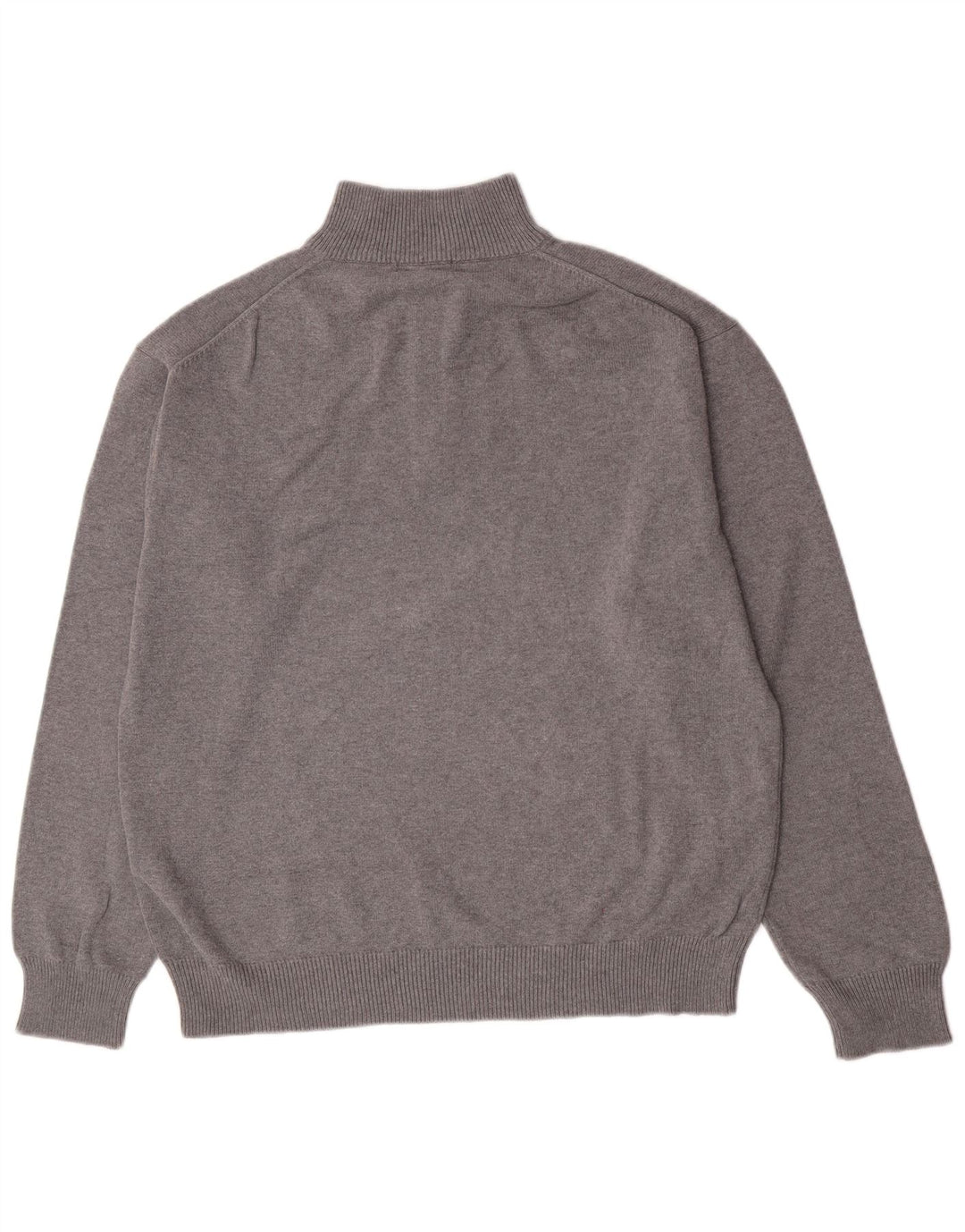 Gant Pull col zippé homme 2XL gris coton