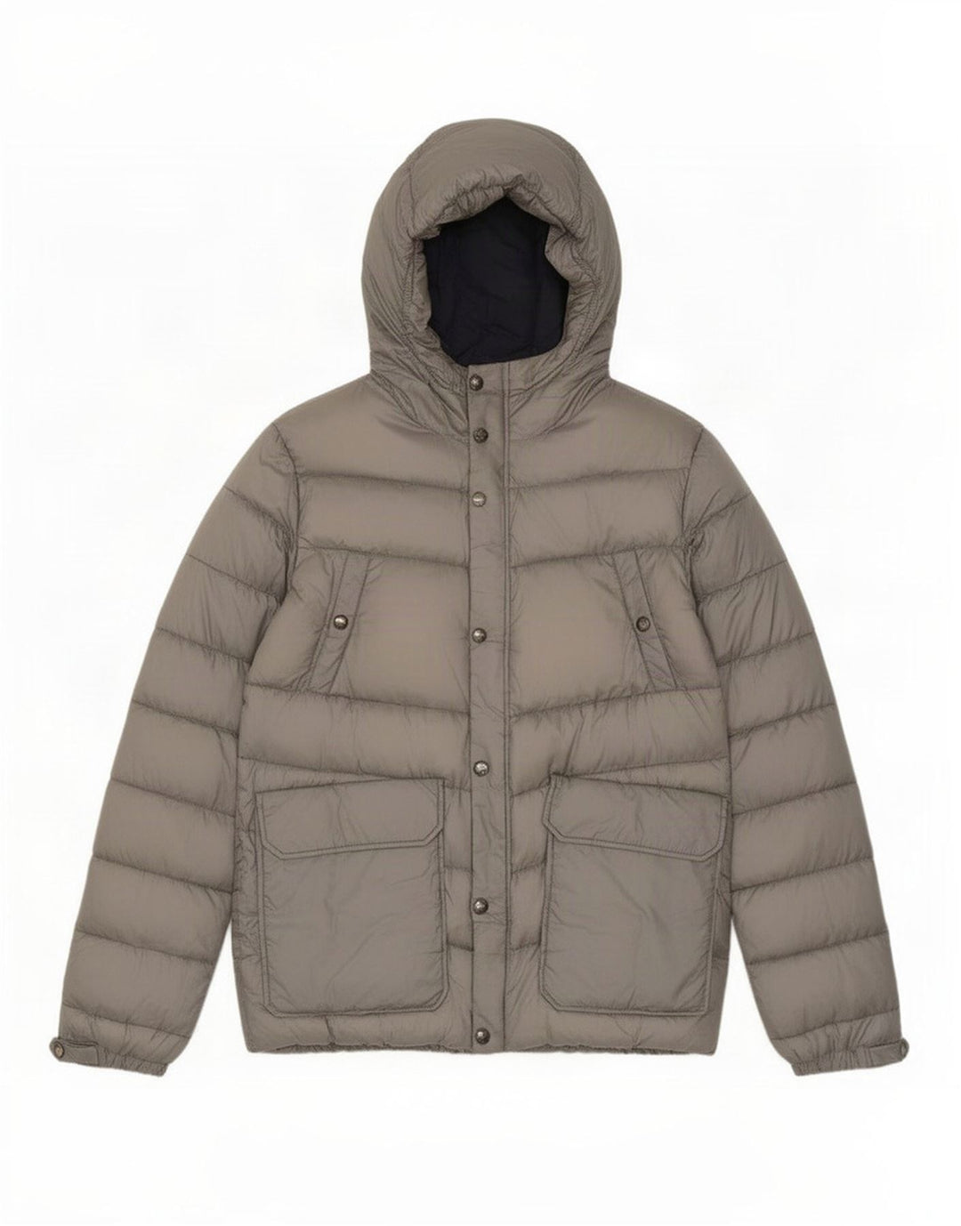 Woolrich Veste matelassée à capuche pour homme UK 40 Large Gris