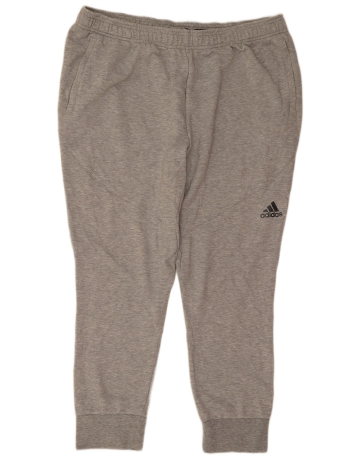 Adidas Pantalon de survêtement pour homme Joggers 2XL Gris Polyester
