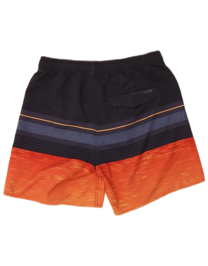 Quiksilver Short de Bain Graphique Homme Rayé Multicolore Moyen
