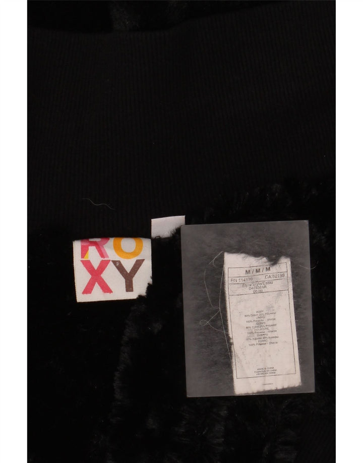 Roxy Bomber à capuche pour femme UK 12 en coton à carreaux violet moyen