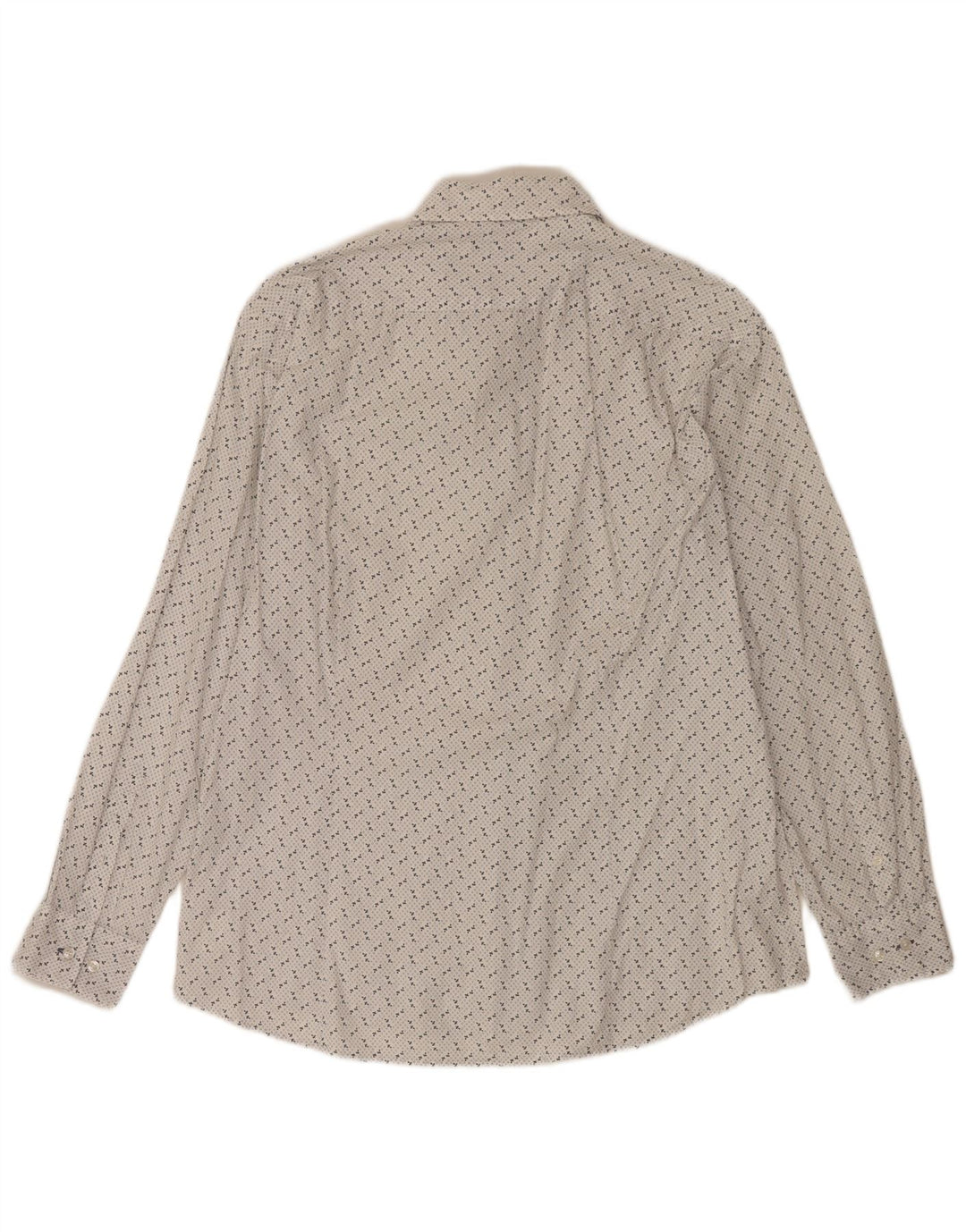 Michael Kors Chemise à motif abstrait pour hommes Grand coton blanc