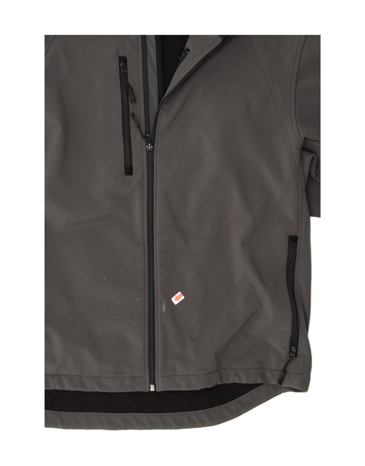 RUSSELL ATHLETIC Mens Windbreaker Jacket UK 40 Large Grey Vintage Russell Athletic and Second-Hand Russell Athletic from Messina Hembry 
