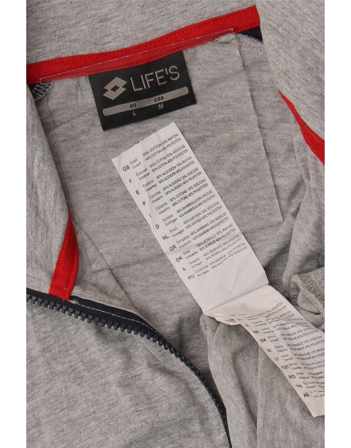 Lotto Veste de Survêtement Homme Gris Moyen Colourblock Coton