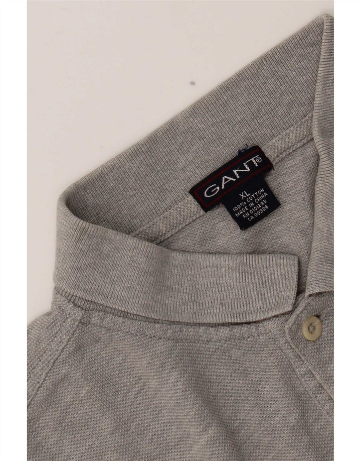 Gant Polo Homme XL Gris Coton