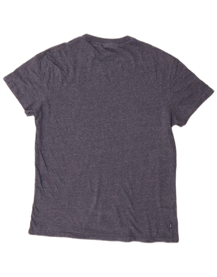 Superdry T-Shirt Homme Bleu Marine Moyen Coton