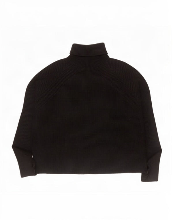 Marks & Spencer Pull surdimensionné à col roulé pour femme UK 16 Large Noir