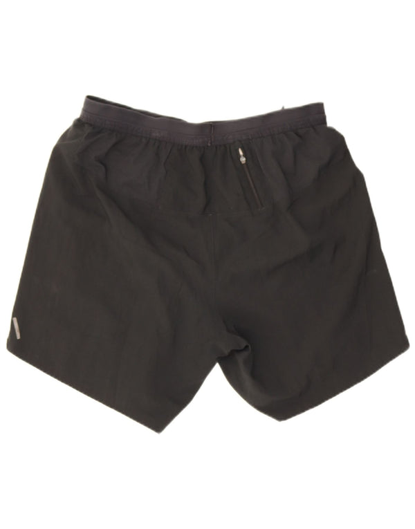 Nike Short de sport Dri Fit pour femme UK 12 Noir moyen Polyester