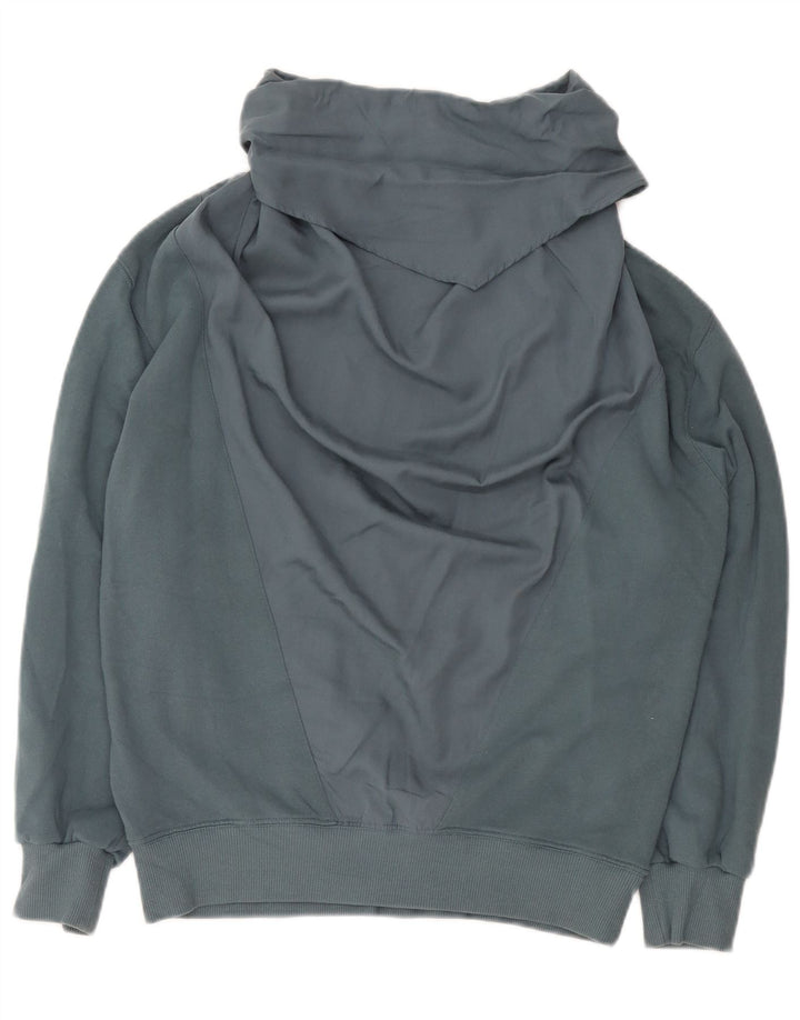 Zara Sweat-shirt surdimensionné pour femme UK 10 Petit coton gris
