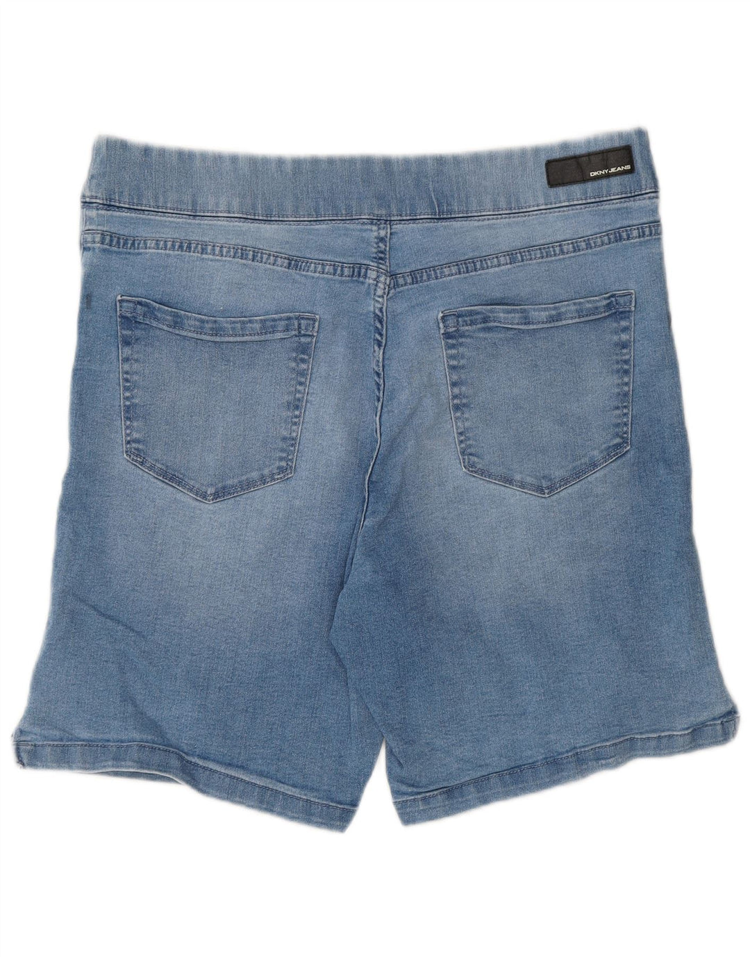 DKNY Short en Jean Femme Large W34 Bleu Coton