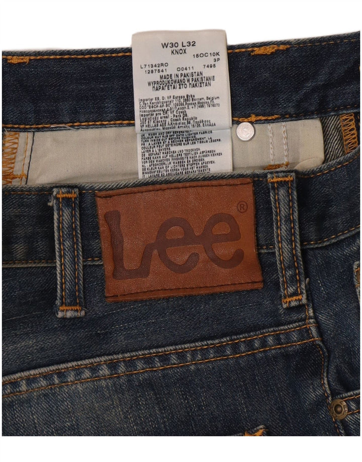 Lee Jean Droit Knox W30 L32 Homme Bleu Coton