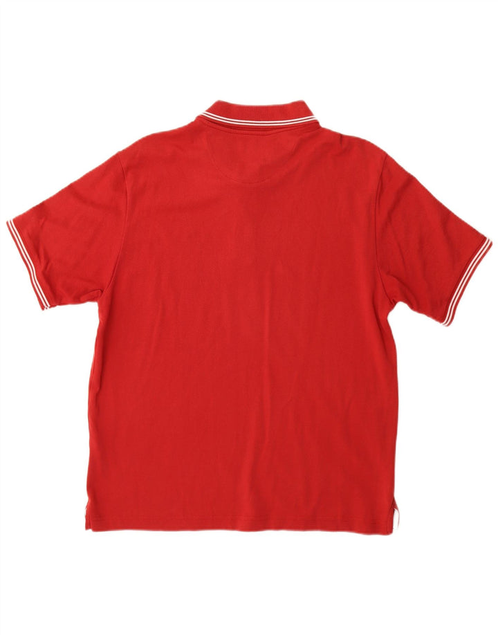 Champion Polo Easy Fit Homme Rouge Moyen Coton