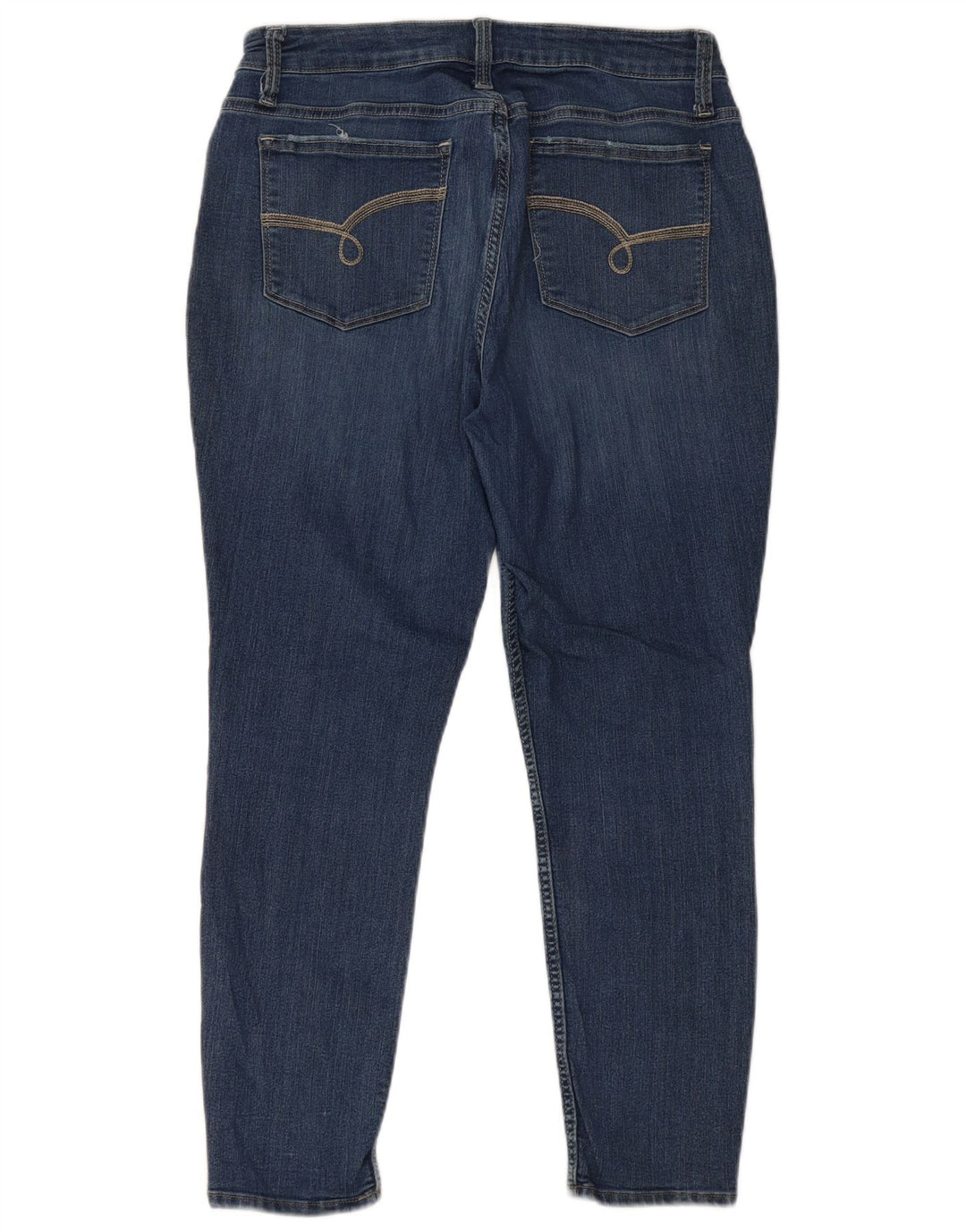 Lee Femme Riders Jean Skinny Taille Mi-Haute W30 L26 Bleu