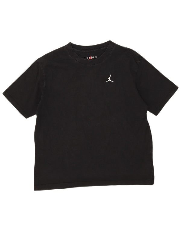 Jordan T-shirt pour femme UK 10 Petit coton noir