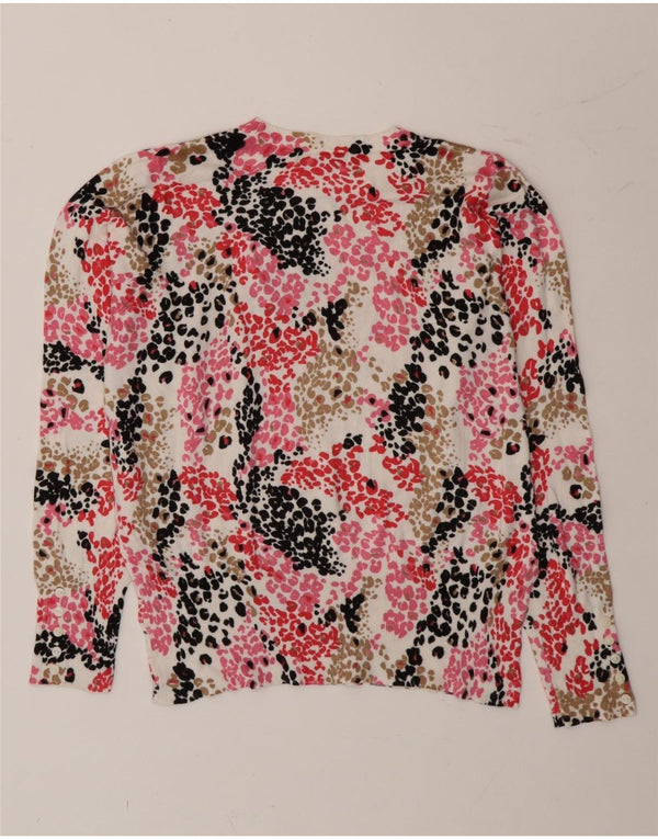 Marks & Spencer Pull ras du cou pour femme UK 14 Large Multicolore