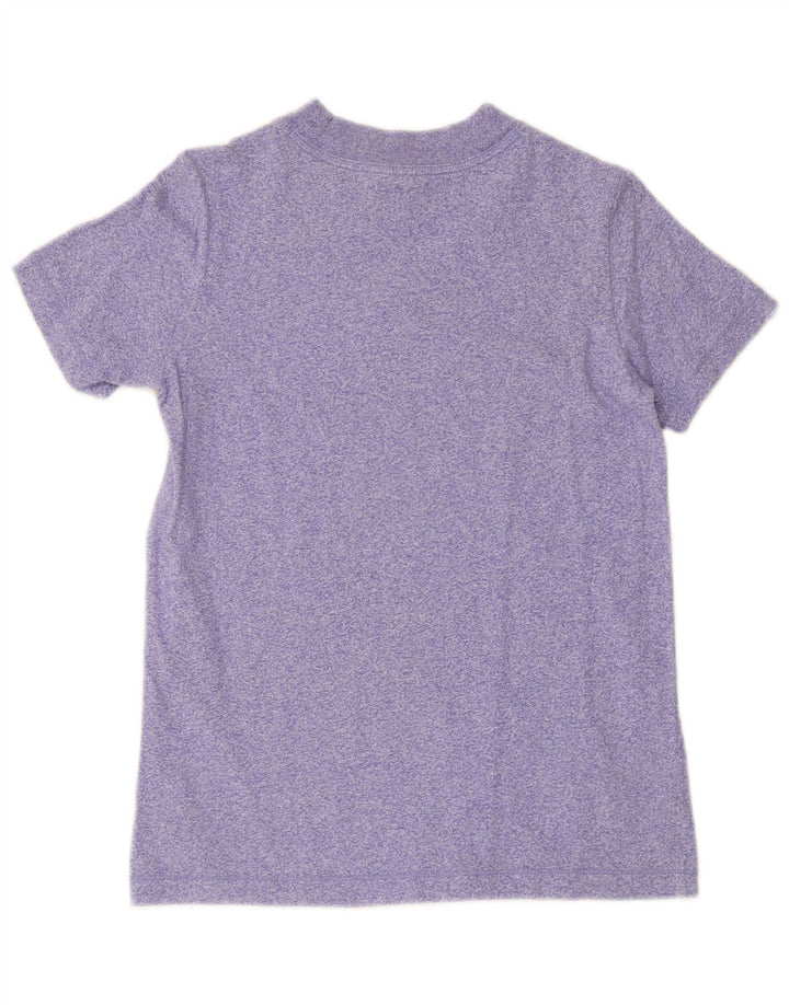 CHAMPION T-Shirt Graphique Femme UK 12 Moyen Violet Moucheté