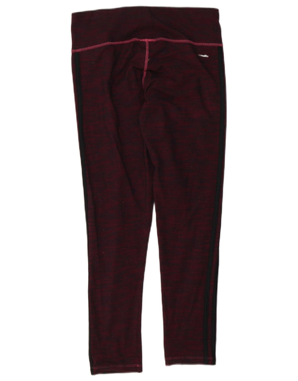 Adidas Climalite Leggings UK 12/14 Coton moucheté violet moyen pour femme