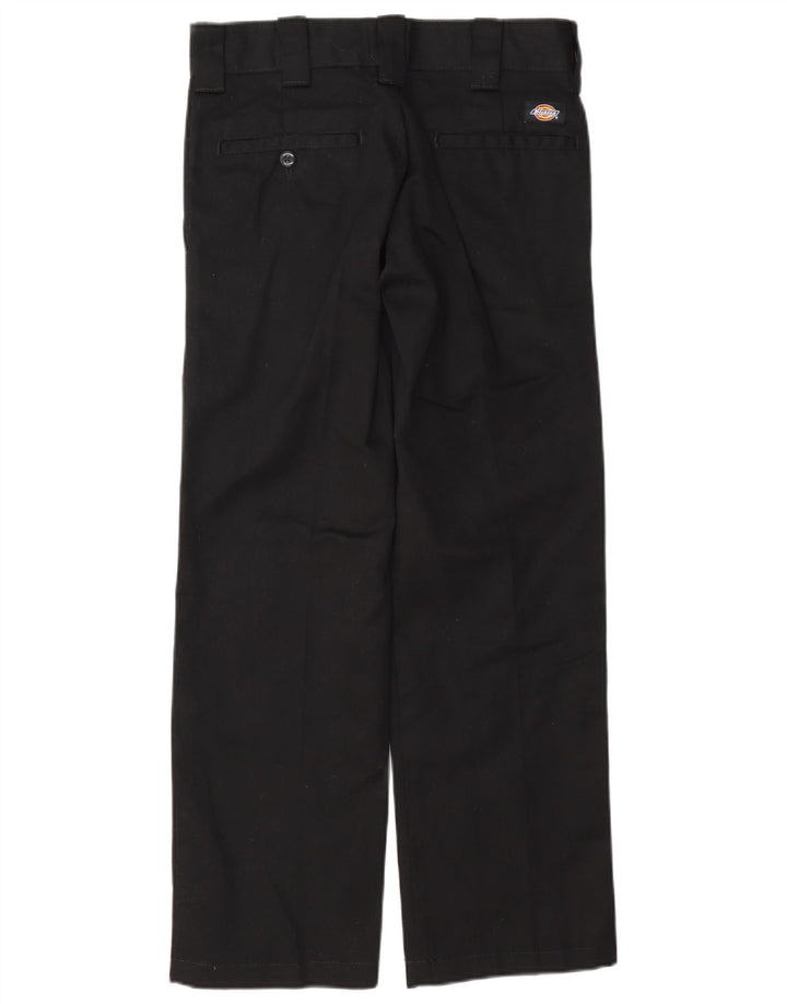 Dickies Pantalon Chino Droit Slim Femme W28 L30 Noir Polyester