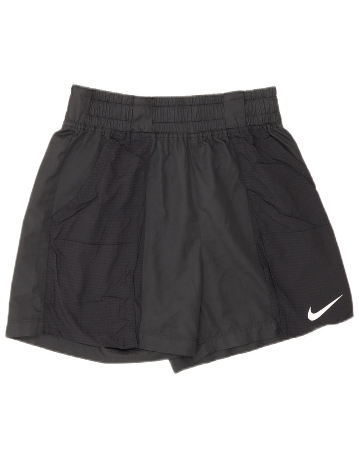 NIKE Short de sport pour femme UK 10 Petit Noir Polyester