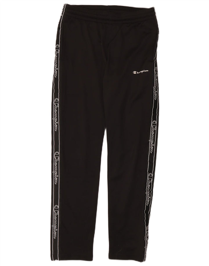 Champion Pantalon de Survêtement Graphique Homme Petit Noir Polyester