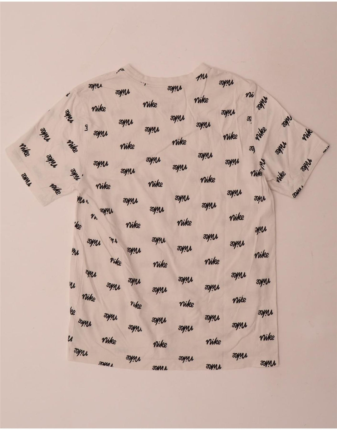 Nike T-shirt graphique pour homme en coton blanc moyen