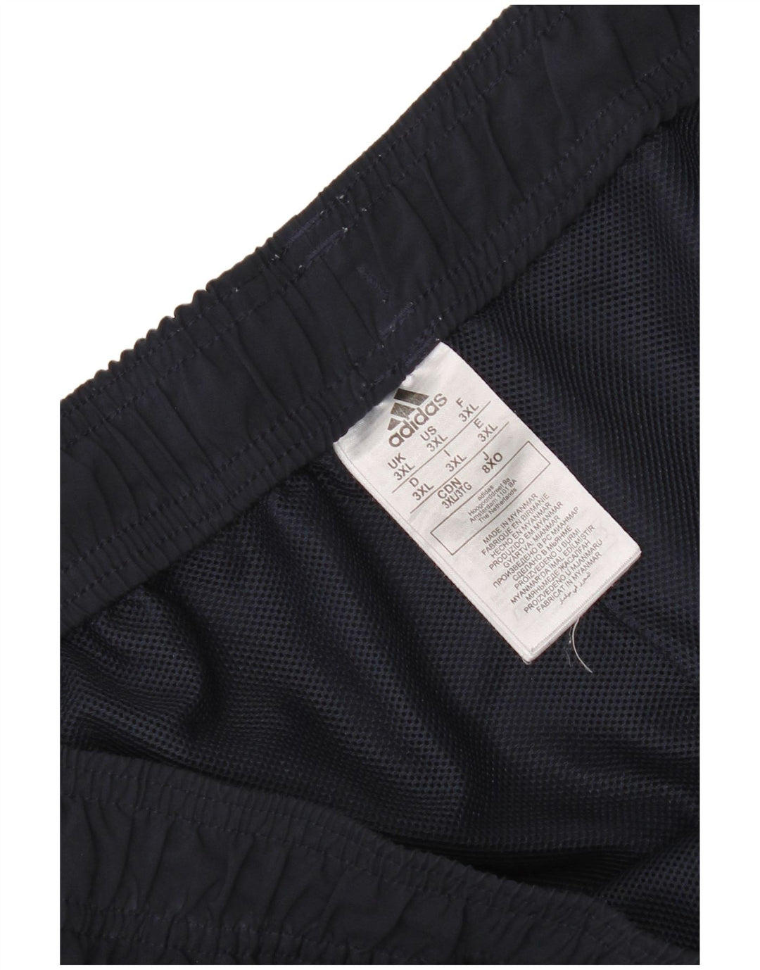 Adidas Short de sport pour homme 3XL Bleu marine Polyester