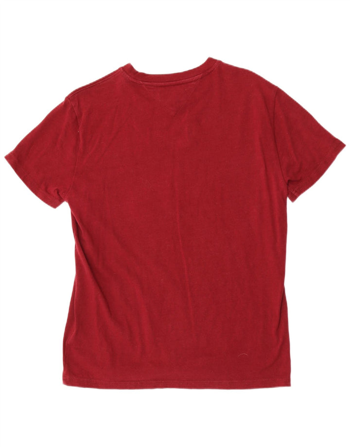 Tommy Hilfiger T-Shirt Homme Petit Bordeaux Coton