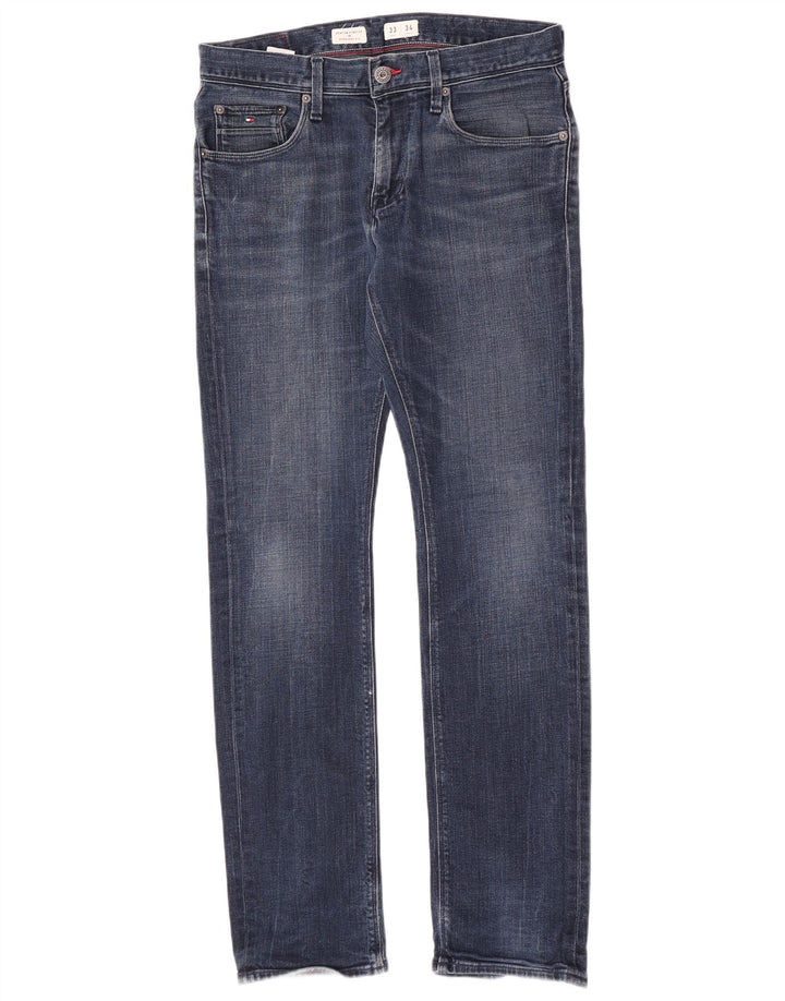Tommy Hilfiger Jean droit Denton homme W33 L34 bleu coton