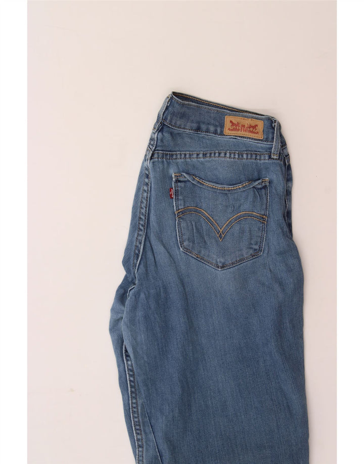 LEVI'S Womens 524 Slim Jeans US 9 Medium W32 L31 Navy Blue Vintage Levi's and Second-Hand Levi's from Messina Hembry 