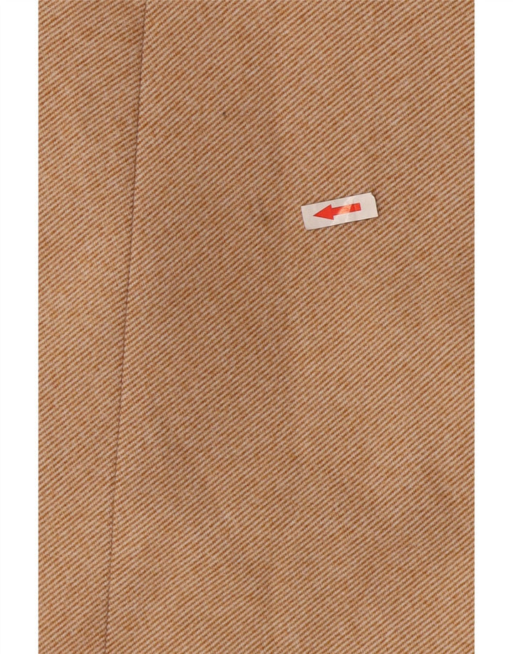 Zara Manteau croisé pour femme UK 14 Polyester beige moyen