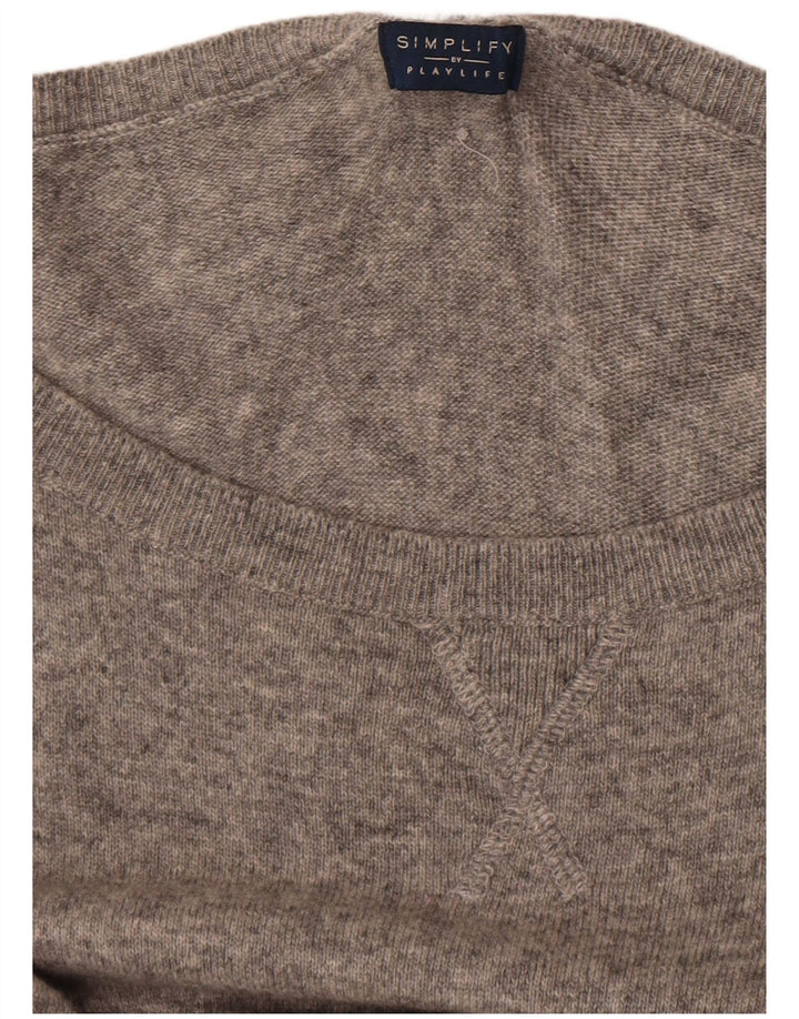 Playlife Robe pull pour femme UK 10 Petit Gris