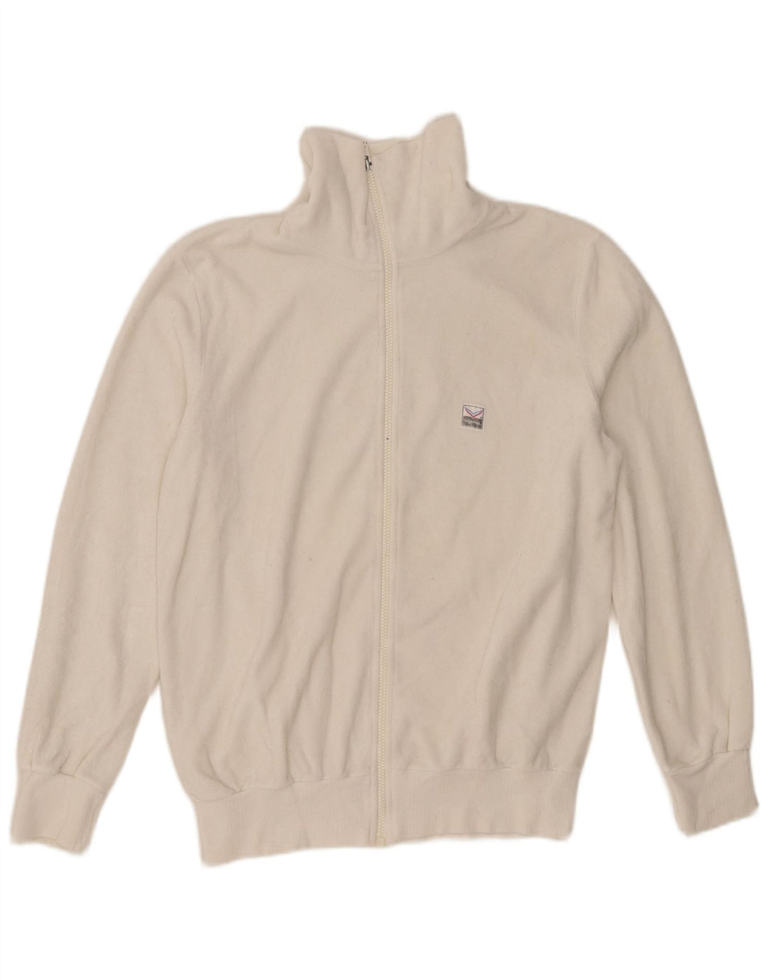 Trigema Veste de survêtement pour homme Petit coton blanc