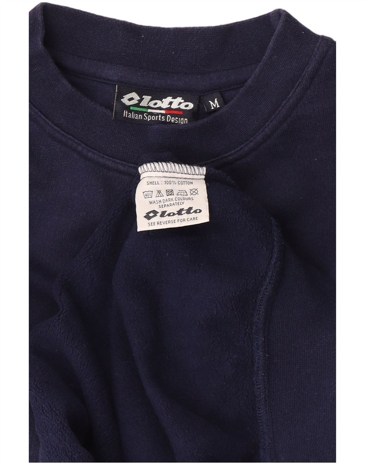 Lotto Sweat-Shirt Homme Bleu Marine Moyen Coton