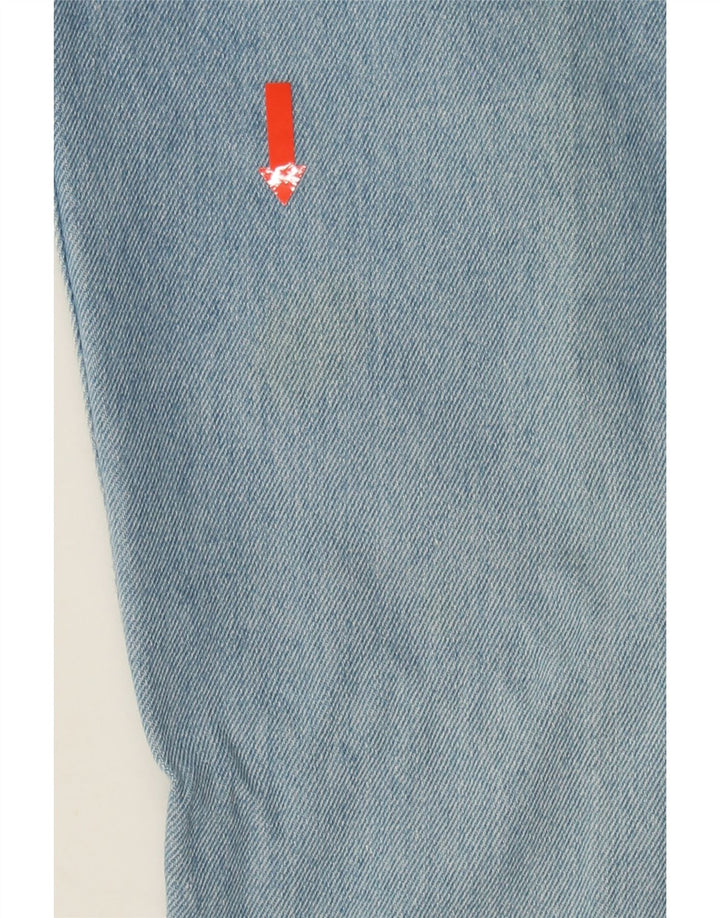 EXPLORER Womens High Rise Crop Loose Jeans IT 44 Medium W30 L26 Blue Vintage Explorer and Second-Hand Explorer from Messina Hembry 