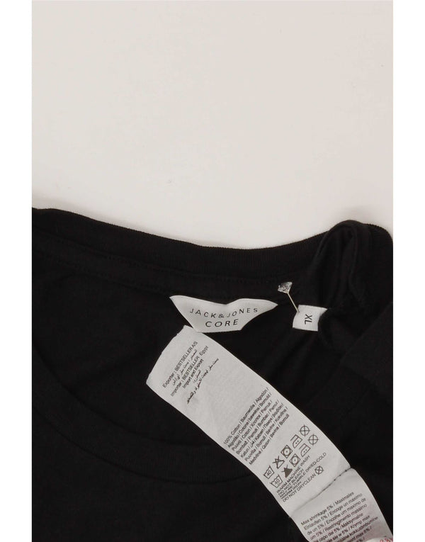 Jack & Jones T-Shirt Graphique Homme Noir XL Coton