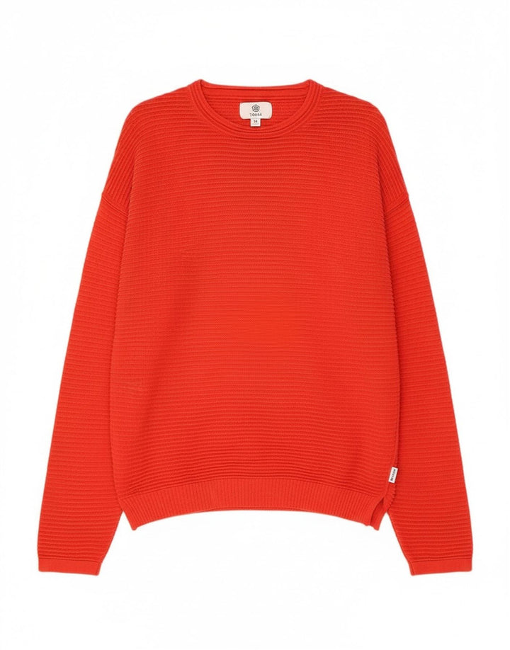 Tog 24 Pull ras du cou pour femme UK 10 Petit Rouge