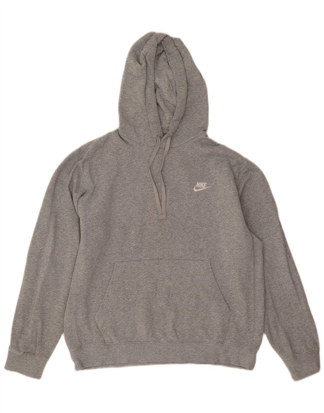 Nike Pull à capuche en coton moucheté gris moyen pour homme